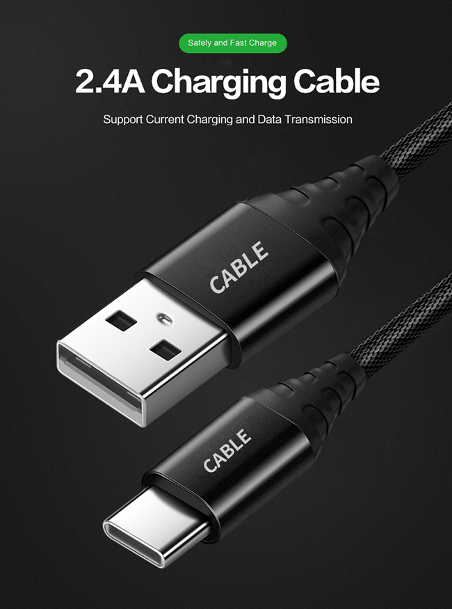 Тип кабели андроида USB данным по телефона нейлона CD01 передачи данных c