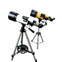 Telescópio astronômico amarelo do Refratora 30070 para a natureza de exploração da fantasia