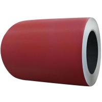 Coil d'aluminium recouvert de couleur rouge Feuille/plaque/panneau d'aluminium prépeint pour mur de rideau