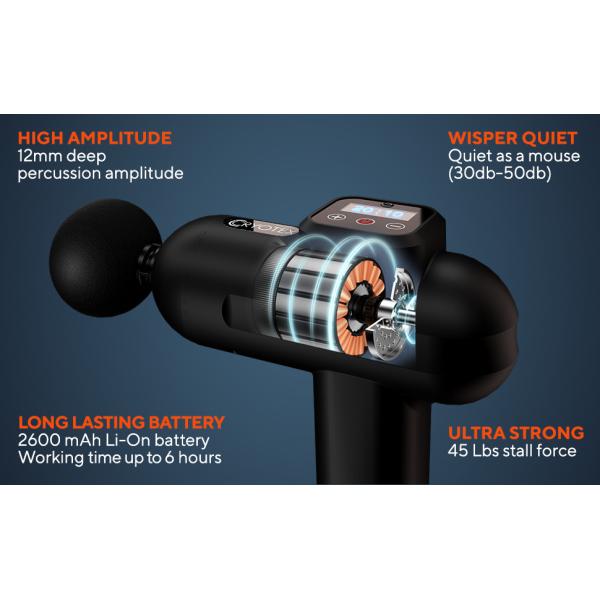 Massager profundo del tejido del PDA recargable 45dB