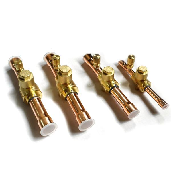 DN4-DN100 DN Pressure 7/8 Refrigeration Ball Valve For CFC HCFC HFC Refrigerants