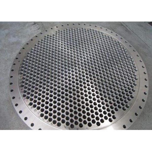 Pressure Vessel 316l 304 Tube Plate , Baffle Plate Drawing Custom