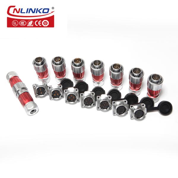 CNLINKO DH24 2 3 4 5 7 9 12 Pin Power Connector IP68  Waterproof  Connector