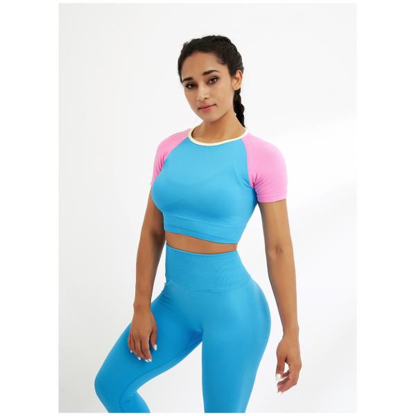 Oem Factory Manufacturer Custom Logo Short Sleeve OEM T Shirts Fast Dry Womens Yoga T Shirts