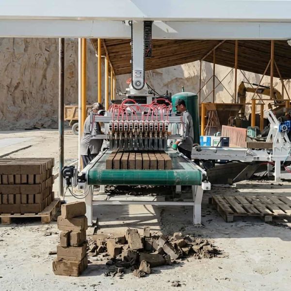 Small and Medium-Sized Automatic Clay Brick Stacking Machine for Natural Drying & Drying Room with 27kW Power