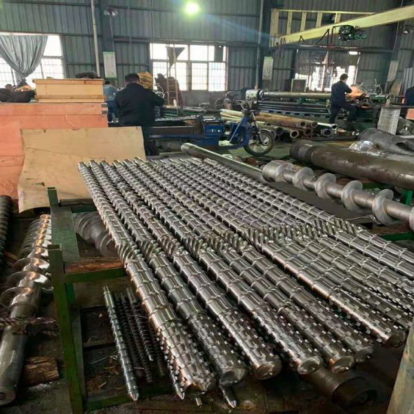Custom Injection Screw and Barrel Assembly, Bimetallic/Tungsten Carbide Coating, Anti-Corrosion Screw Barrel for All Brands Plastic Injection Molding Machine