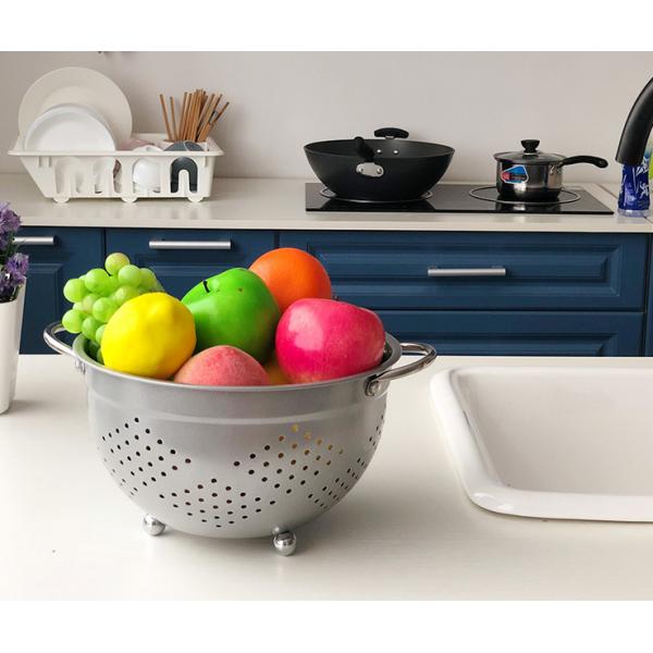 Handheld Rustproof 0.5kg Steel Fruit Basket Powder Coating