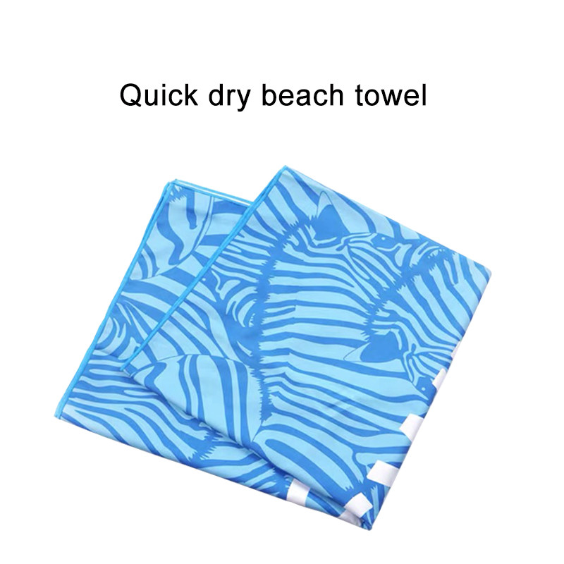 Одеяла пляжных полотенец Microfiber вафли RPET изготовленные на заказ вышитые пробуют свободно