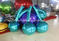 Personalize a forma gigante da cereja do balão do espelho para a exposição do fruto