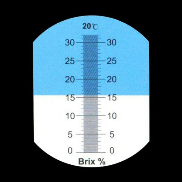 Portable Hand Held Brix Refractometer with 0-50% Brix Range and Automatic Temperature Compensation