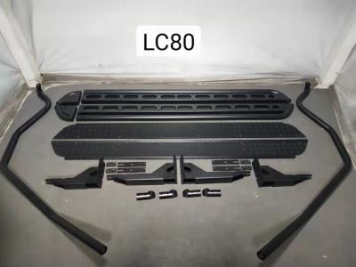 LC80 toyota truck running boards 80 Series Rock Sliders And Brush Bars