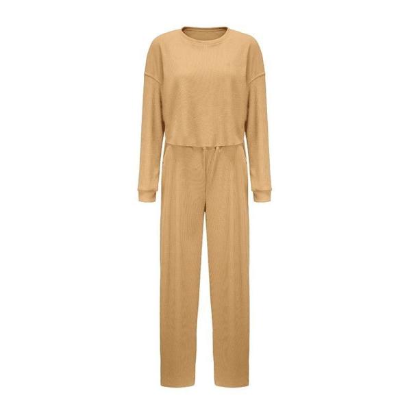                  New Stylish Custom Logo Tracksuit Drop Shoulder Crop Tops Hoodies and Jogging Sweatsuit 2 Pieces Set Women Tracksuits for Women             