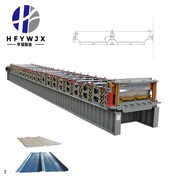 Heavy Duty 820 Standing Seam Metal Roof Roll Former With 20Row Molding