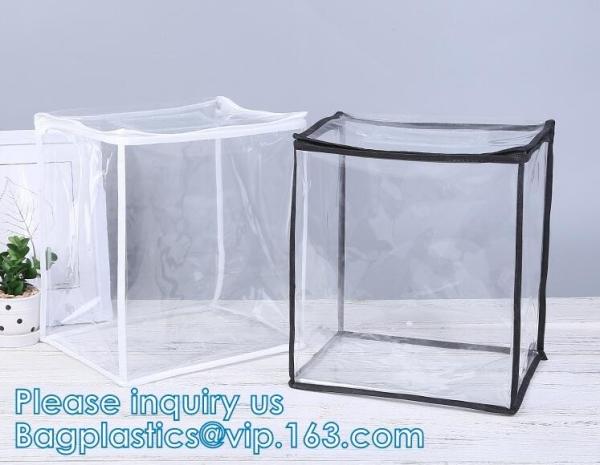 Multi Size, Handbag Storage Dust Cover Bags, Handbag & Purse, Sturdy PVC Organizer Holder With Handle Zipper
