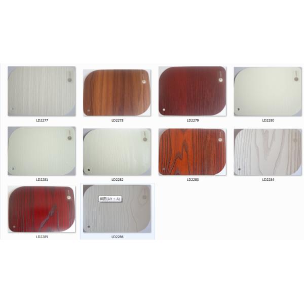 Dark Walnut Wood Color PVC Decorative Films For Interior Surface Self Adhesive