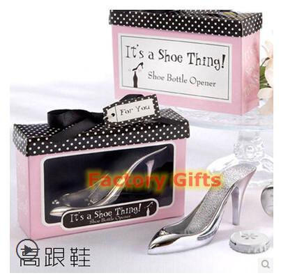 Recyclable Unique Wedding Party Gifts Modern Design High Heel Bottle Opener