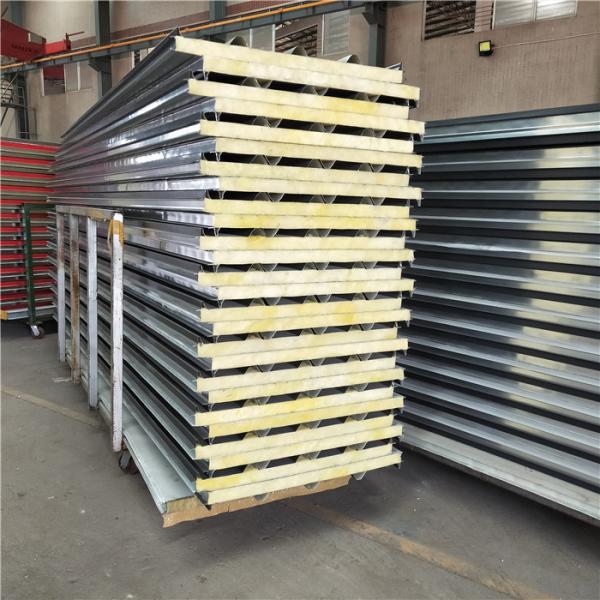 oman manufacturer sandwich panel 50mm rock wool glass roof tile for construction buildings