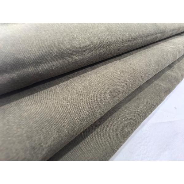 220GSM Organic Textured Workwear Fabric Natural Fiber Washed Finish for Clothing