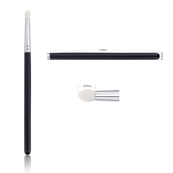 Matte Black Wooden Handle Eyeshadow Makeup Brush Set 150-180mm