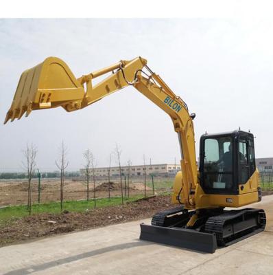 máquina escavadora hidráulica da esteira rolante da velocidade rápida da máquina escavadora do construtor de estrada 6T mini