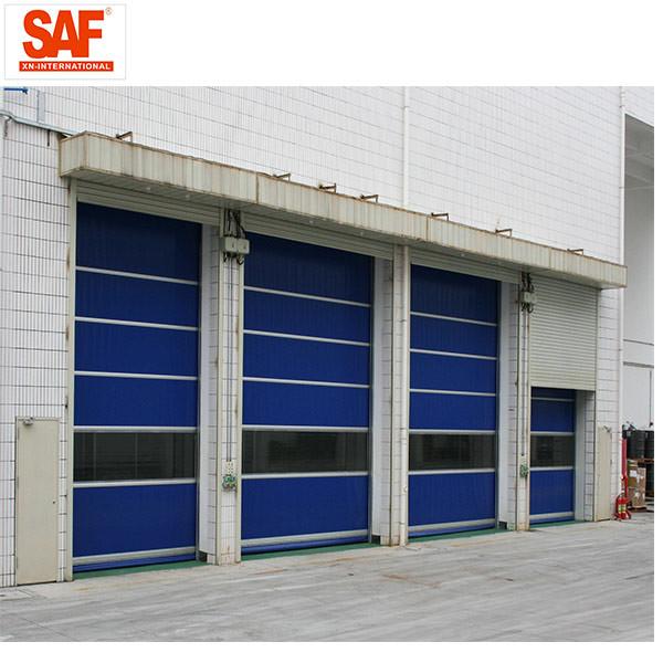 Fast shutter door with Protection PVC Roll Up for clean area factory automation