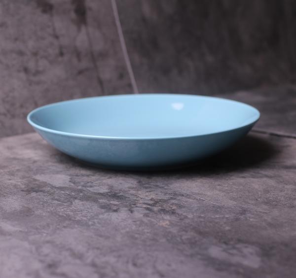 Fahion blue coloured glaze dinner set 16 pcs with gif box/dinner plate/bowl/mug/new bone china