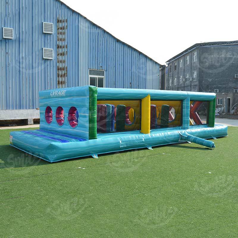 Commercial Grade PVC Inflatable Obstacle Course Challenge Outdoor Party Rental Inflatable Obstacle Run for Kids Adults