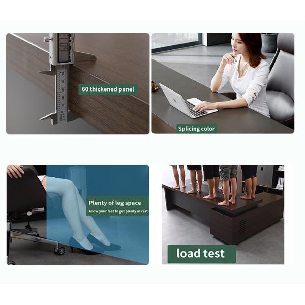 Роскошный Босс Исполнительный Деревянная современная мебель Стол офисный стол