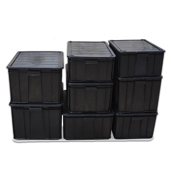 Esd Compartment Box Circulation Carton Box For PCB Black Electronic ESD Plastic Anti Static Package And Storage Accept