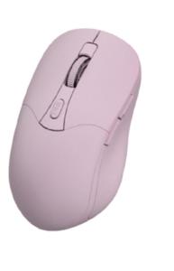 6D, conexão 2.4G, 800-1200-1600 DPI, 1*bateria AA, interface Tipo-C, 6 botões.
