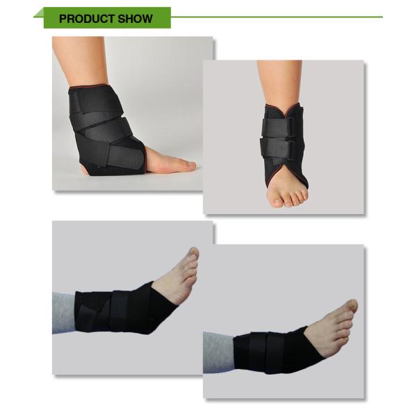 Good design black free size composite cloth ankle brace for sale