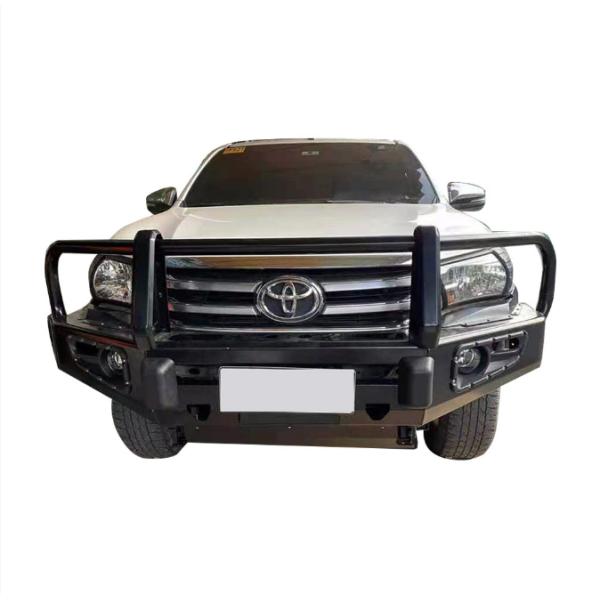 Steel Bull Bar for Toyota Hilux Tough and Durable 4x4 Off-Road Vehicle Bumpers