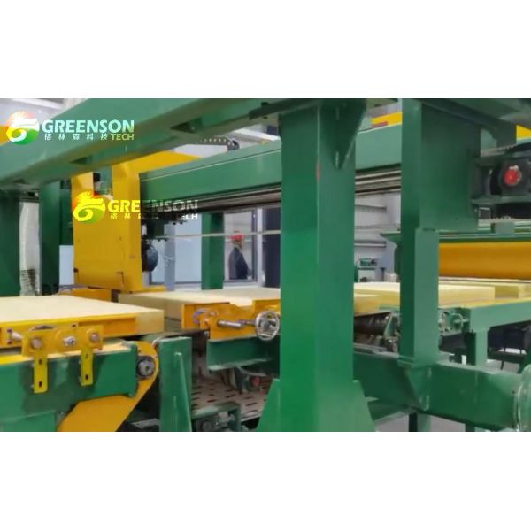 380V Rock Wool Production Line with 40~120 meters/min Conveying Speed and 600mm-2400mm Width for Mineral Wool Board