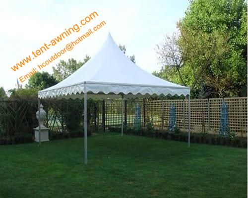 High Peak Pole Tent, fireproof PVC, 3x3m, 4x4m, 5x5m, 6x6m, Rental  Tent