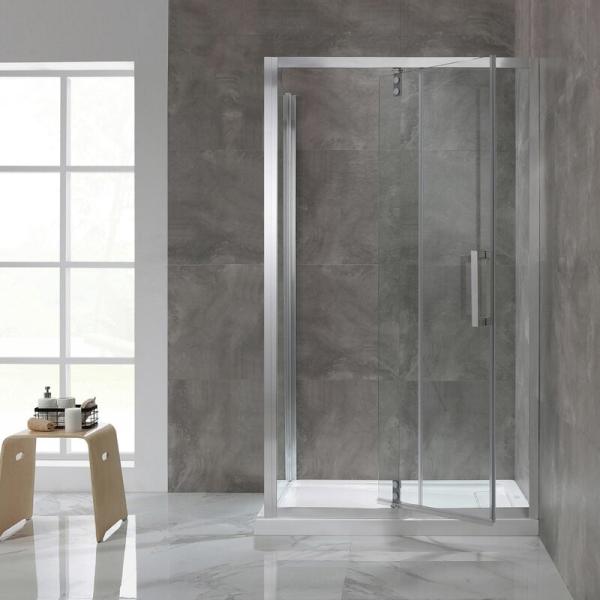 OEM Laminated Tempered Glass Flat Frameless For Shower Room