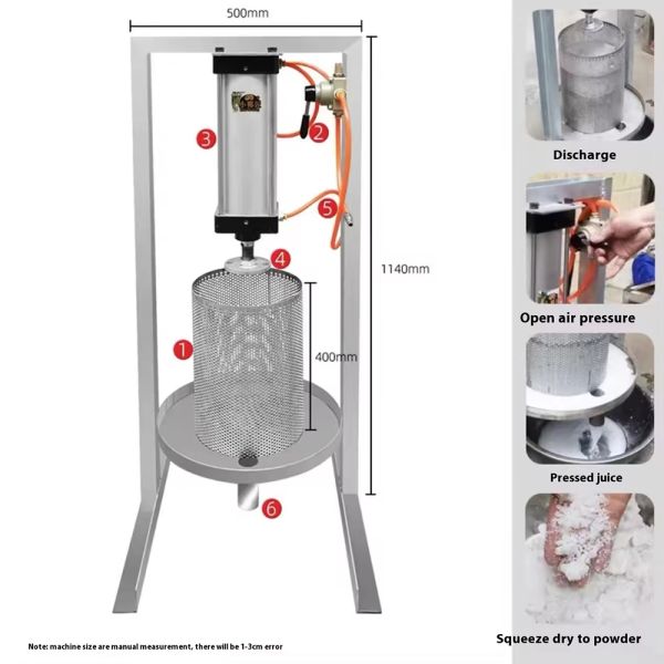 Custom Industrial Coconut Juice Extractor Commercial Automatic High-Capacity Electric Coconut Milk Press 220V Ideal for Food Establishments and Fruit Pulp Juicing