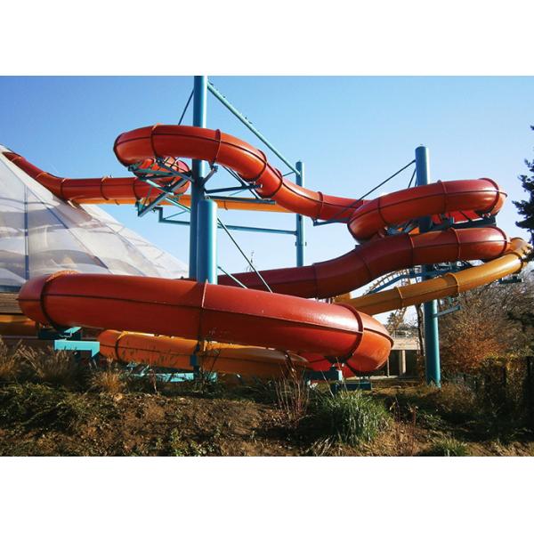 Amusement Park Outdoor Pool Fiberglass Water Slide