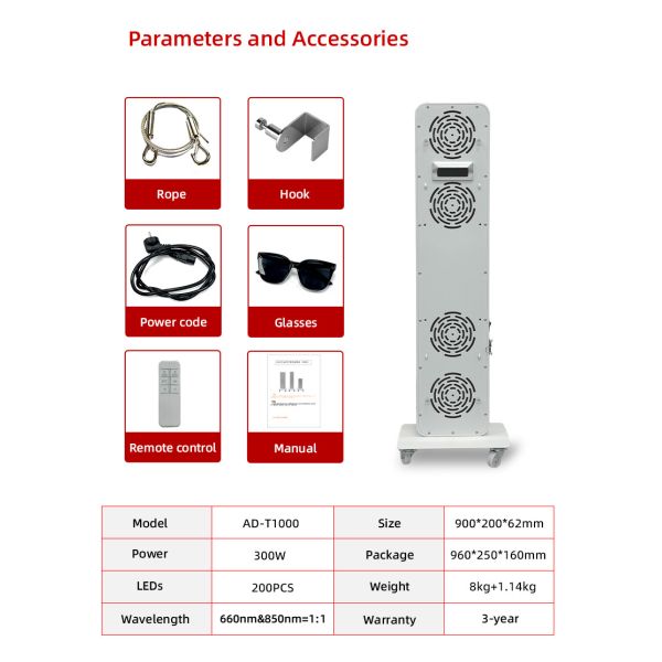 LED 660nm 850nm infrared red light therapy panel