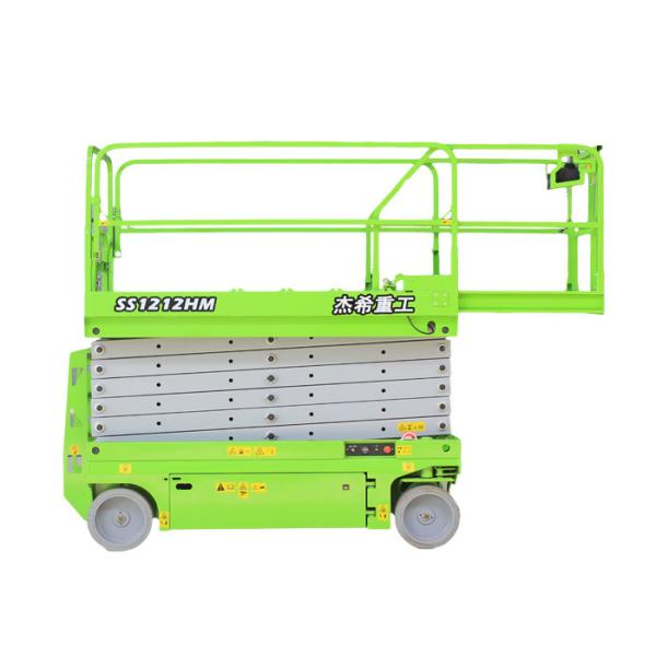 Green Self Leveling Scissor Lift For Building