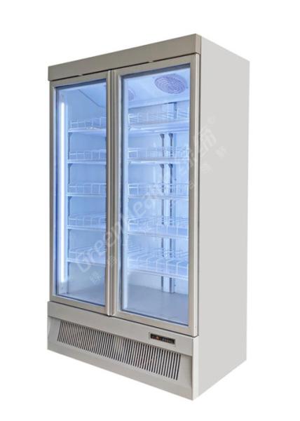 Supermarket Equipment Showcase Commercial Glass 3 Door Upright Beverage Cooler