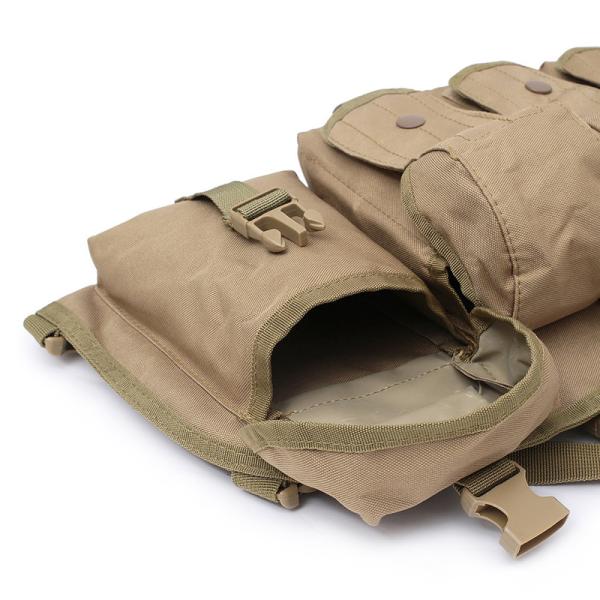 Nylon Polyester AK Tactical Vest Camouflage Interior Compartment