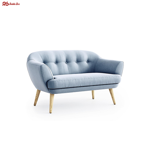 Tufted Backrest Emerald Green Velvet Chaise Lounge Channel Back Couch Sofa