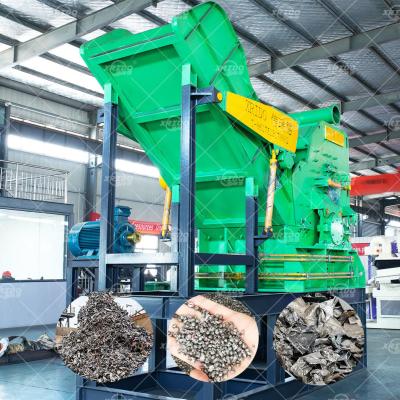 1000KG/H-10000KG/H broyeur de métaux en ferraille broyeur de cuivre et d'aluminium