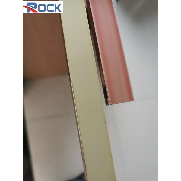 New design aluminum square 	bar decoration for home