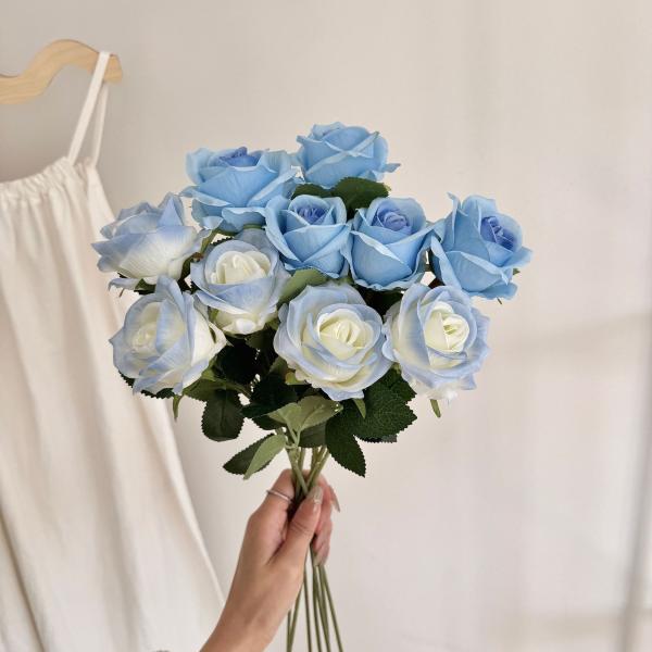 Artificial rose single, Valentine's Day home, wedding decoration, flower wall, artificial flower, artificial flower manufacturer wholesale