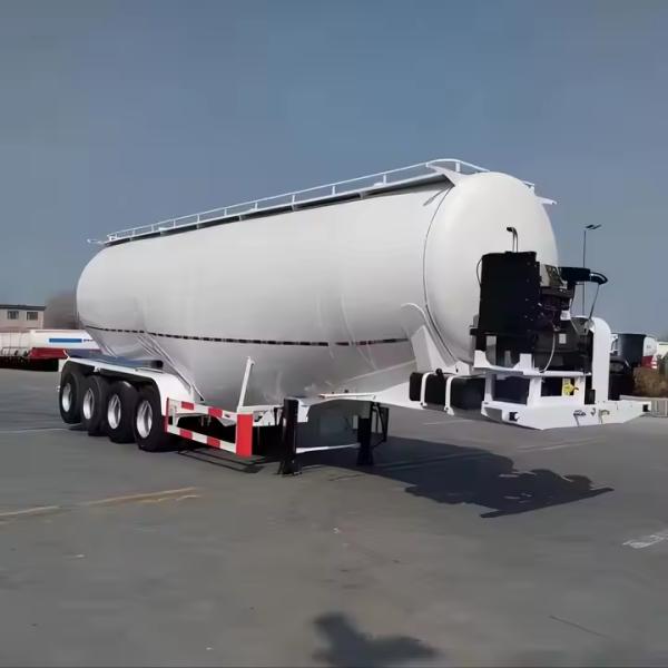 CIMC 2/3 Axles Single-bin High Quality Steel V Type 40-60T Dry Fly Ash Powder Cement Tanker Truck