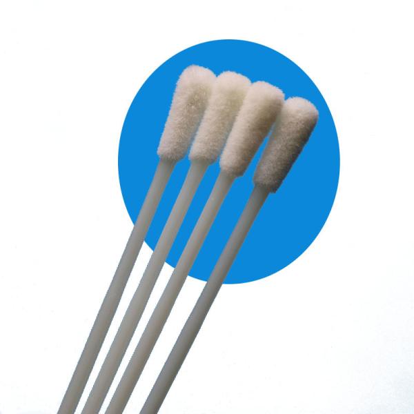 146mm Individal Wrapped Flocked Nylon Oral Sampling Swab Sterile Specimen Collection Swab Without Breaking Point For Medical