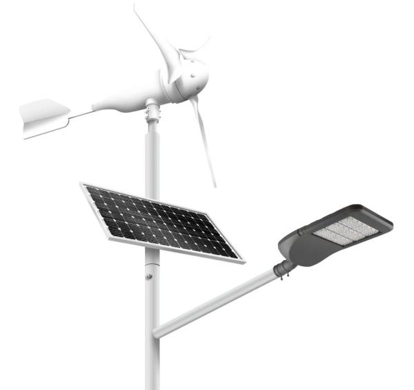 Solar Wind Hybrid Lighting System Project Solar and High Latitude Area  highway street light