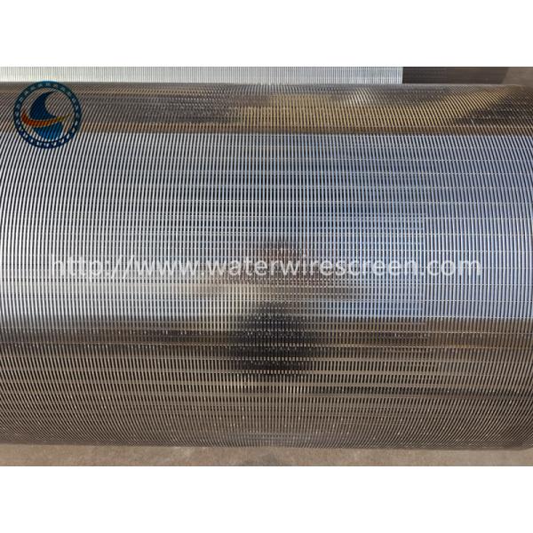 Ss304 Od600mm Johnson Wedge Wire Filter Screen Tube For Hydropower Plants