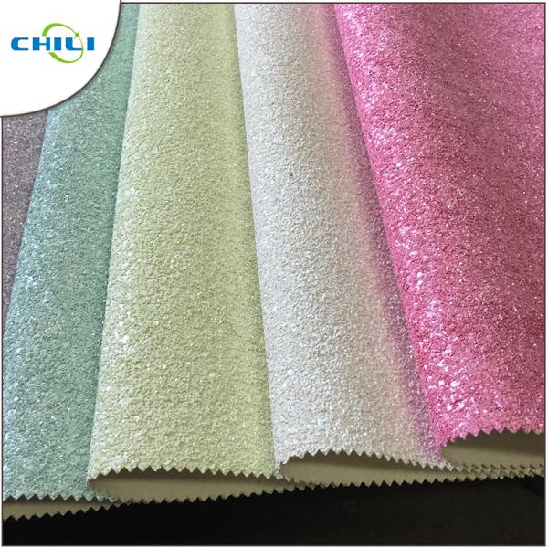 Factory Hot Sale Grade 3 Wallpaper glitter Leather